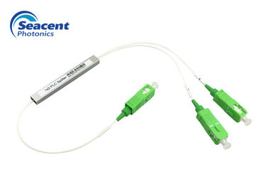 تقسیم کننده PLC شکاف فیبر نوری Micro Type 1x2 برای شبکه نوری منفعل