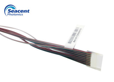 UPC APC زاویه پرداخت فیبر نوری Array 128 CH کوارتز شیشه ای / مواد Borosilicate / سیلیکون