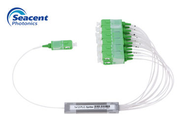 یکپارچه سازی کانال عالی Minix Fiber Optic PLC Splitter 1x12 با اتصال SC / APC