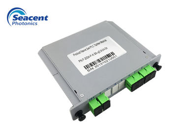 طراحی جمع و جور 7.8dB Cassette PLC Splitter 2x4 برای شبکه نوری غیر فعال