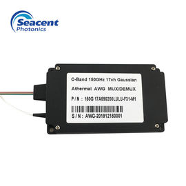 اندازه کامپکت O Band Athermal AWG Module 17CH 150GHZ یکنواختی بالا