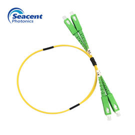 کابل فیبر Patch فیبر Singlemode Duplex Sc Apc برای شبکه FTTH FTTB FTTX