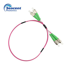 Multimode Duplex Fc To Fc Catch Fiber Patch MM50 / 125 OM3، APC Polish