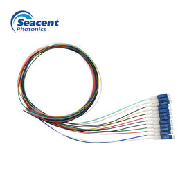 12 رنگ پرتو فیبر Pigtail ، ال سی دی Upc Pigtail با ضرر بالا بازگشت ROHS تایید شده است