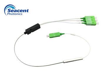 1x3 Branch Type PLC Splitter / High Return Loss Fiber Optic Audio Splitter