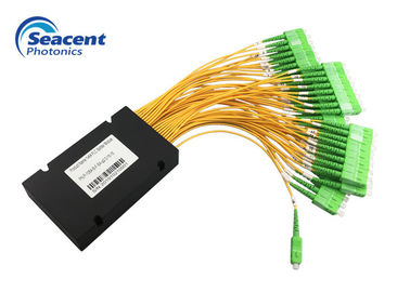 اسپلیتر نوع کاست با ثبات بالا 1X32 PLC Splitter برای اینترنت تلویزیون سیمی