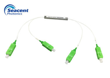 اسپلیتر SC APC 1x8 PLC Splitter تک حالته فیبر نوری PLC برای FTTH