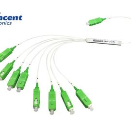 شکاف فیبر نوری PLC FTTH FTTB FTTX 1x8 با اتصال SC APC