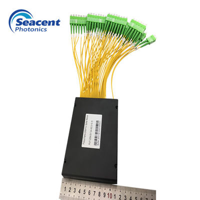 2X64 ABS Type PLC Splitter ماژول ضریب بالا ضعف درج کم در FTTH