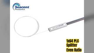 1x64 PLC شکاف برهنه فیبر نسبت یکنواخت